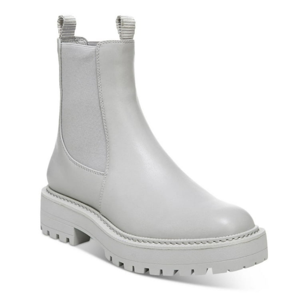 Sam Edelman NWT Laguna Waterproof Lug Sole Chelsea Boot Pebble Grey